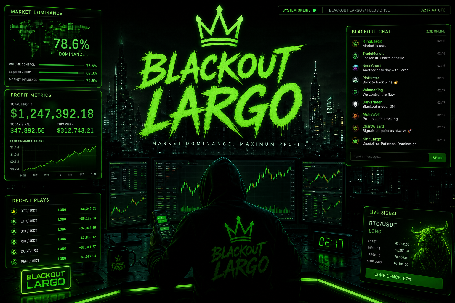 BlackOut Largo AI Terminal